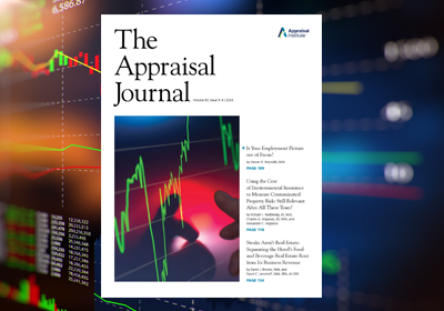 The Appraisal Journal issue cover